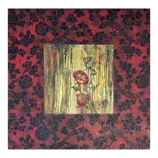 Large Encaustic Abstract Expressionist Painting by Rana Rochat, 2000 For Sale