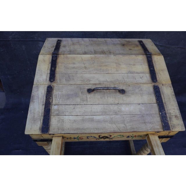 1920s Original Monterey Straw Ivory Desk (Early Brand) For Sale - Image 9 of 15