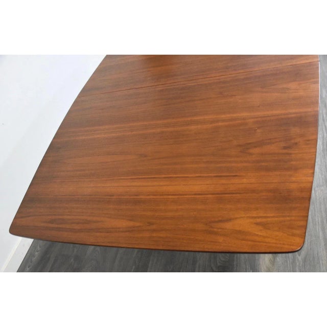 Mid-Century Modern Mid Century Modern Walnut Dining Table For Sale - Image 3 of 6