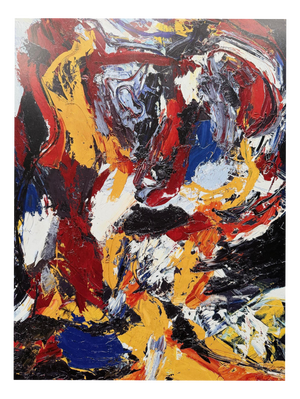 Karel Appel, Exploded Head, 1958, Paper