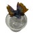Daum France Flacon Nature Papillon Crystal Perfume Bottle With Pâte De Verre Butterfly & Original Box For Sale