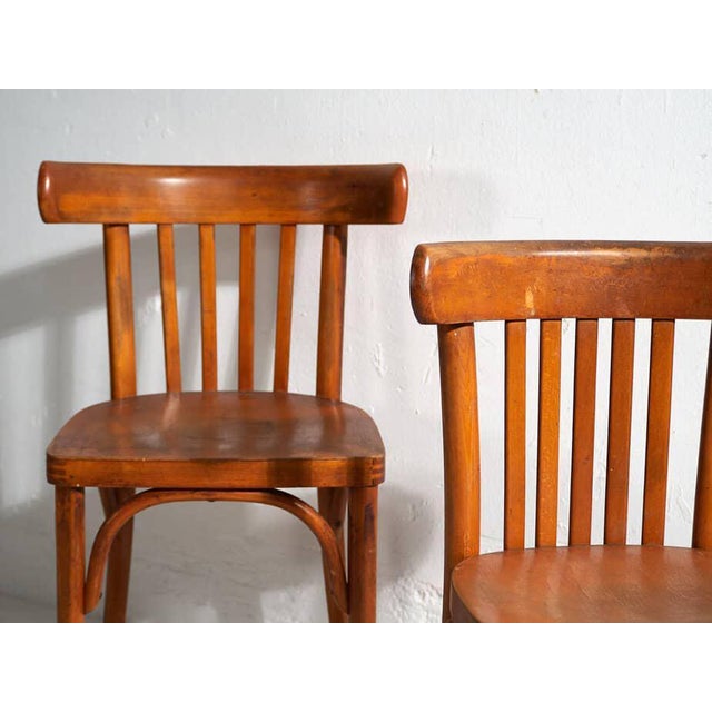 Set of Bistro Chairs from Thonet, 1900s For Sale - Image 3 of 13