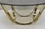 Tri-Mark Mid 20th Century Tri-Mark Mid Century Modern Brass Plated Steel Smoked Glass Arch Coffee Table For Sale - Image 4 of 15