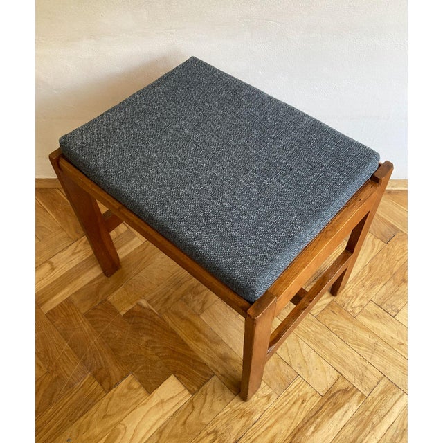 Wood Vintage Scandinavian Style Stool from Krásná Jizba, 1970s For Sale - Image 7 of 14