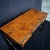 Wood Vintage Tortoise Burnt Bamboo Writing Desk For Sale - Image 7 of 13