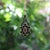 Black Early 19th Century Georgian 14k Gold Flat Cut Onyx Mourning Pendant For Sale - Image 8 of 9