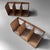 Japanese Wooden Bookholders, 1940s, Set of 2 For Sale - Image 6 of 13