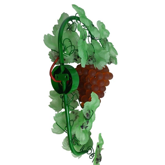 Grape Vine Wall Light from Cesare Toso, 1980s For Sale - Image 3 of 8