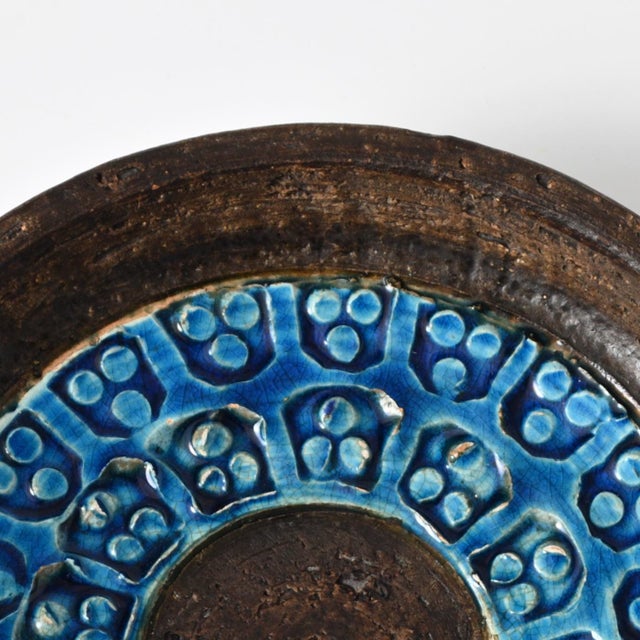 Ceramic bowl from the Trifoglio series. Designed by Aldo Londi for Bitossi. This piece has an attribution mark, I am sure...