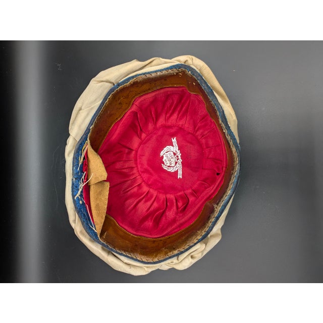 Textile Antique Ceremonial Crown/Hat: Independent Order of Odd Fellows (Ioof) For Sale - Image 7 of 8