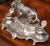 19th Century French Pewter Lion Inkwell Signed A. Bossu For Sale - Image 4 of 8