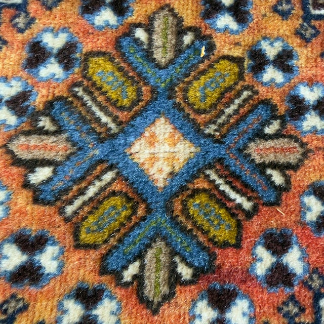 Yalameh Rug with Geometric Diamonds Display For Sale - Image 8 of 11