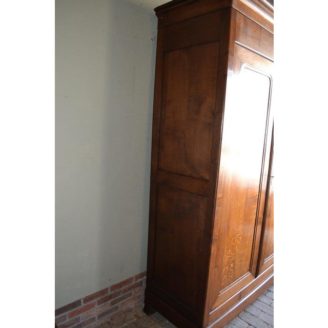 Brown Antique Louis Philippe Cabinet in Oak For Sale - Image 8 of 10