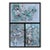 Charles Cobelle Original Mixed Media Painting Triptych - Set of 3 - MCM For Sale