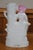 Staffordshire Antique Staffordshire Porcelain Girl Game Pheasant Rabbit Spill Vase For Sale - Image 4 of 12
