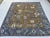 Textile Oushak Handmade Wool Rug in Olive Brown and Blue For Sale - Image 7 of 10