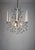Pompe, Baroque style Chandelier, Nickel, Nickel plated brass, Clear Basic by Scholer Crystal Austria (hand cut crystal),...