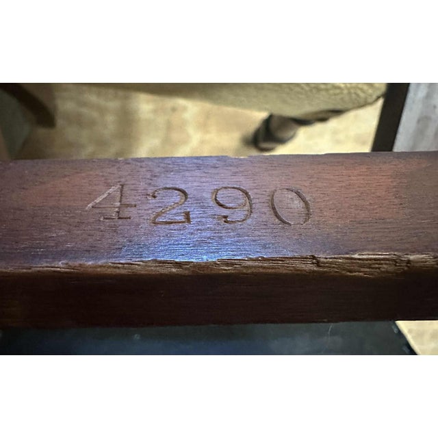 Wood Baker Furniture Attributed 1920s Antique Carved Walnut Renaissance Revival Dining Chairs With New Kravet Seat Upholstery - Set of 4 For Sale - Image 7 of 8