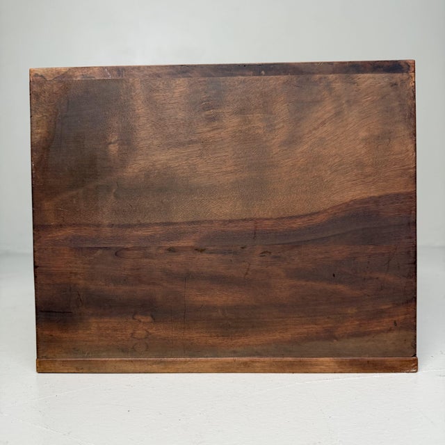 Japanese Writers Cabinet with Drawers and Top Compartment, 1920s For Sale - Image 13 of 15