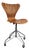 7 Series 3117 Office Chair in Teak by Arne Jacobsen for Fritz Hansen, Denmark, 1960s For Sale