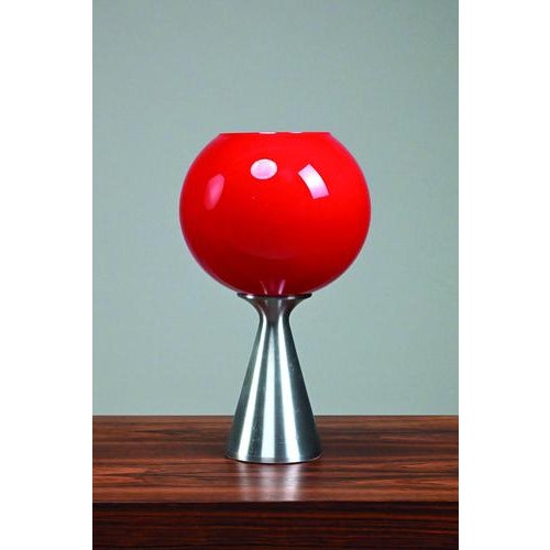 Space Age Table Lamp in Aluminum from Erco For Sale - Image 12 of 12