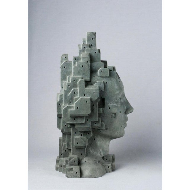 Contemporary Jose Perozo, LarA 001, 2024, Cement Sculpture For Sale - Image 3 of 12