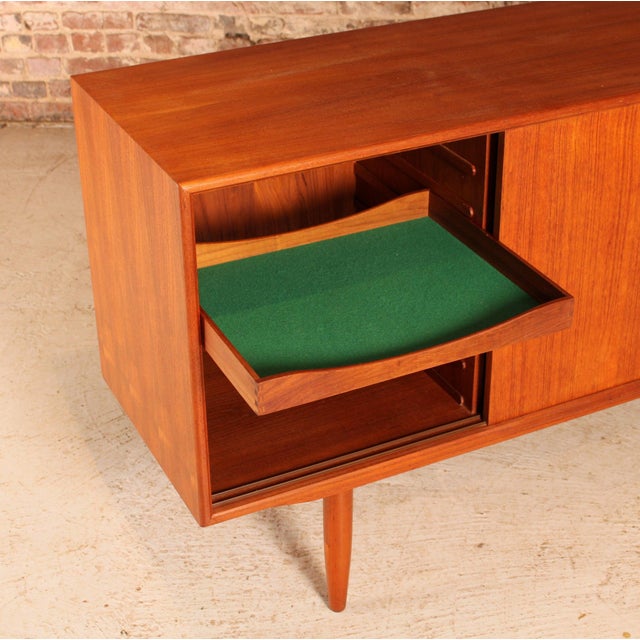 Mid-Century Danish Teak Sideboard by Axel Christensen for Aco Mobler, 1960s For Sale - Image 12 of 18