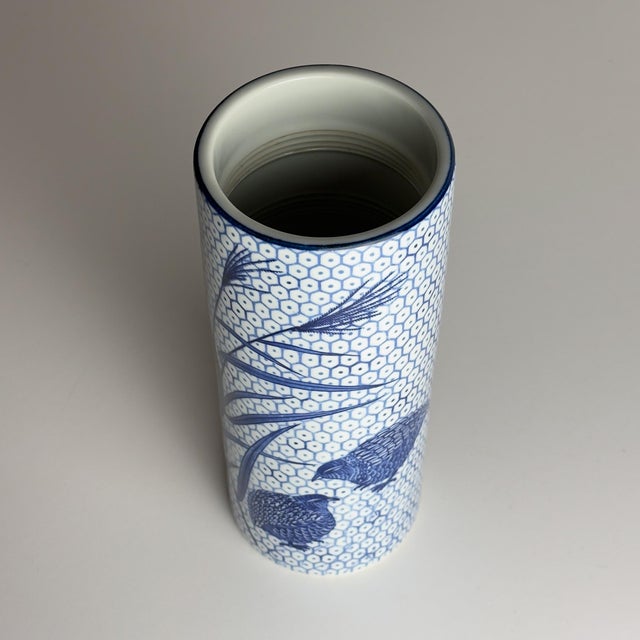 Vintage Ceramic Vase from Quail and Millet, 1970s For Sale - Image 6 of 14