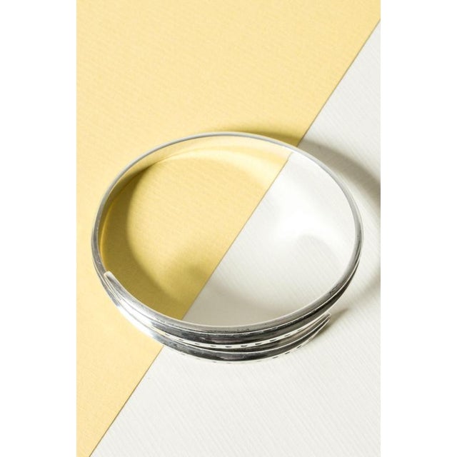 Mid-Century Silver Bangle from David Andersen, 1960s For Sale - Image 4 of 6