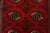Red Turkmen Runner 3’3” X 9’6” Red Wool Vintage Tribal Hand-Knotted Oriental Rug For Sale - Image 8 of 12
