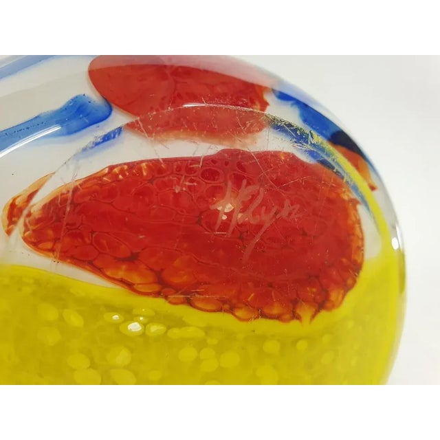 Glass Vase with Cat Figure, Murano, Italy, 1960s Chairish