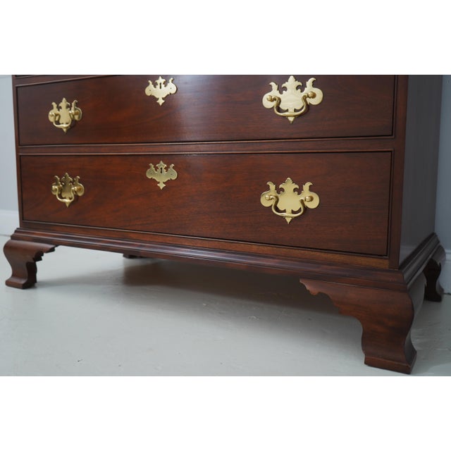 Stickley Colonial Williamsburg Mahogany Entertainment Unit Armoire For Sale - Image 9 of 18