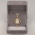 Modern Ethiopian Opal With Natural Diamond Accents: Solid 14k Gold - Pear Cut 18x13mm For Sale - Image 3 of 8