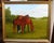Wendy Cartwright, Mother and Foal, Equestrian Oil Painting, 2009 Material: Oil on canvas A finely executed equestrian oil...