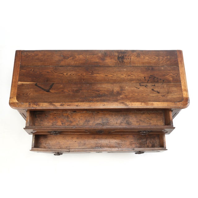 French Antique French Commode or Pantalonnière Walnut C1700's For Sale - Image 3 of 11