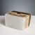 White Opal Glass Jewelry Box with Gilt Enamel For Sale - Image 9 of 10