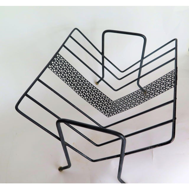 Mategot Style Magazine Rack | Chairish