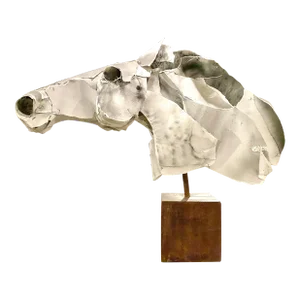 Contemporary Equine Sculpture in Archival Cotton Rag by Anna-Wili Highfield