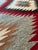 Authentic Navajo Rug Handwoven Wool Eye-Dazzler, Red & Grey Diamond Pattern For Sale - Image 12 of 18