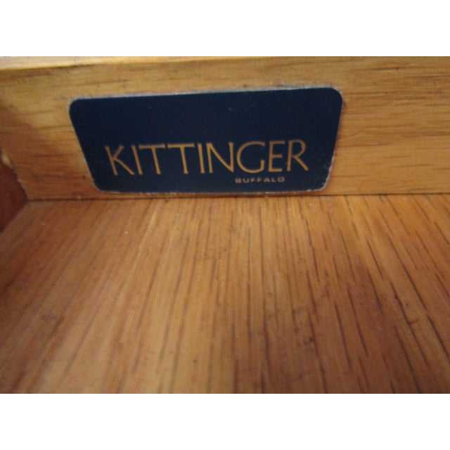 Brown Rare Kittinger Solid Mahogany Lift Lid Chest For Sale - Image 8 of 10