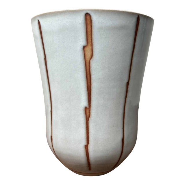 Vintage Ikebana Flower Vase in Ceramic, 1960s For Sale