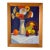 Vintage Fran Mayer “Still Life With White Vase” Oil on Canvas Painting, Framed For Sale