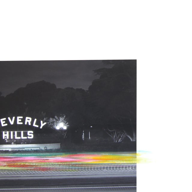 Pop Art Beverly Hills - Urban Landscape Photography Painting Art on Paper Original Artwork by Pete Kasprzak For Sale - Image 3 of 5