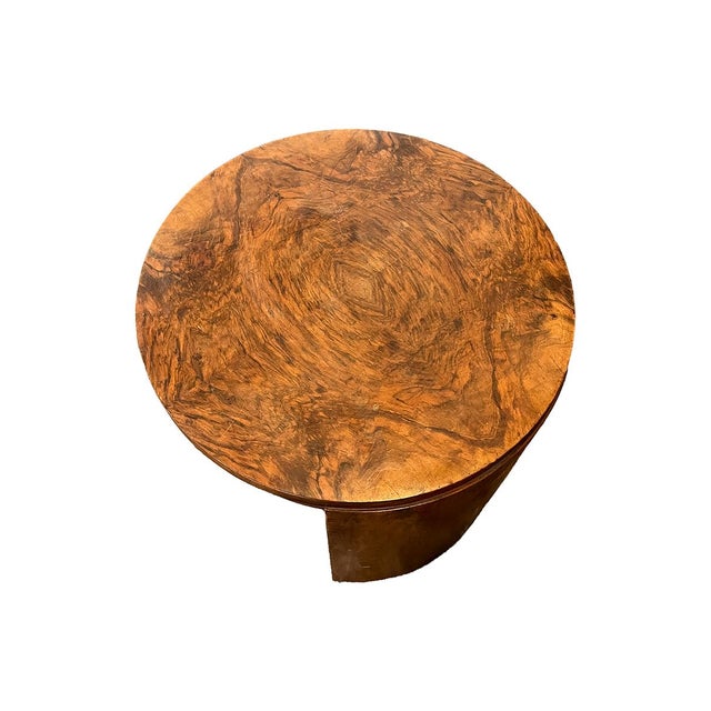 Italian Early Art Deco Burlwood Table For Sale - Image 3 of 4