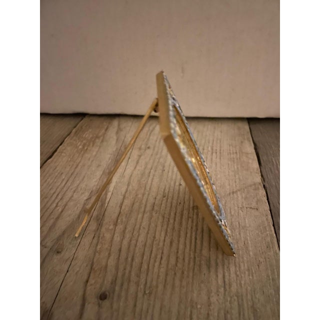 Micromosaic Photo Frame, 1950s, in Very Good conditions. Designed 1950 to 1959