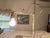 Metal Late 19th Century Victorian Cottage Wrought Iron Floor Lamp, Black Painted Over in White, ca.1890-1930 With Shade For Sale - Image 7 of 7
