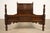 Berkey & Gay Style Antique English Jacobean Carved Walnut and Burl Wood Twin Size Bed, Circa 1920s For Sale - Image 13 of 13