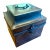 Luxury 19th C. Dispatch / Deed Box With Hinged Lid and Latch; Oil-Heated Steel and Iron For Sale