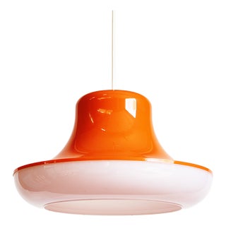 Vintage Spage Age Pop Art Pendant Lamp attributed to Massive, Belgium, 1980s For Sale