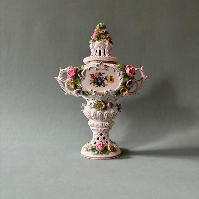 Small Vases with Ornate Floral Details For Sale - Image 9 of 9